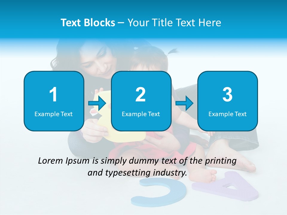 Mother Female Sit PowerPoint Template