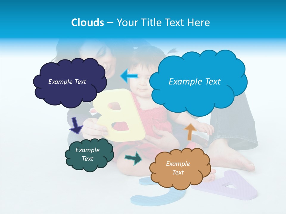 Mother Female Sit PowerPoint Template