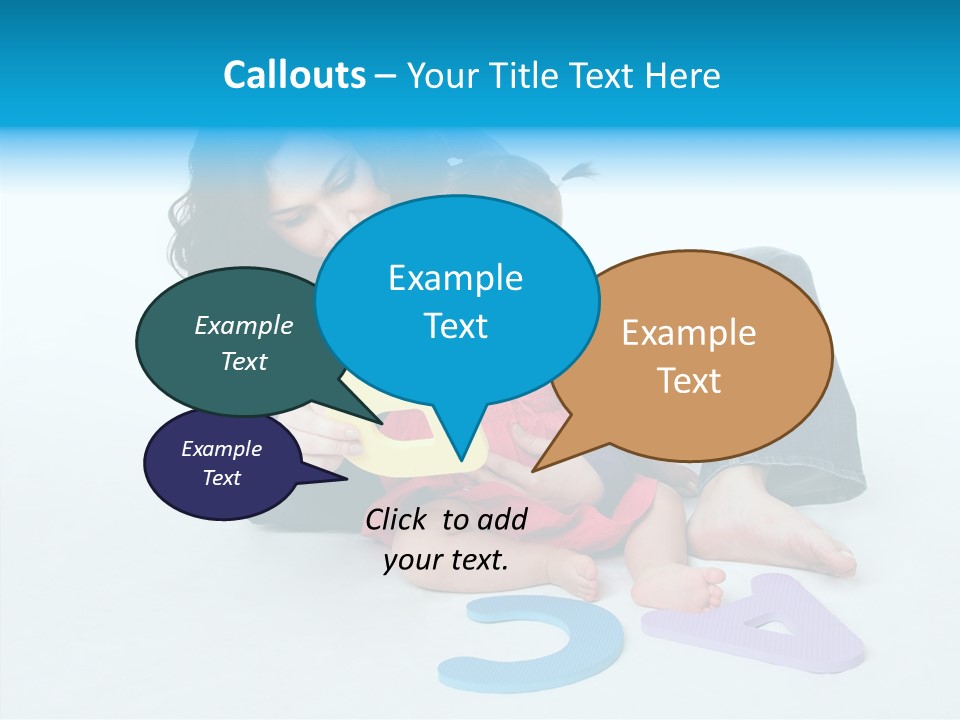 Mother Female Sit PowerPoint Template