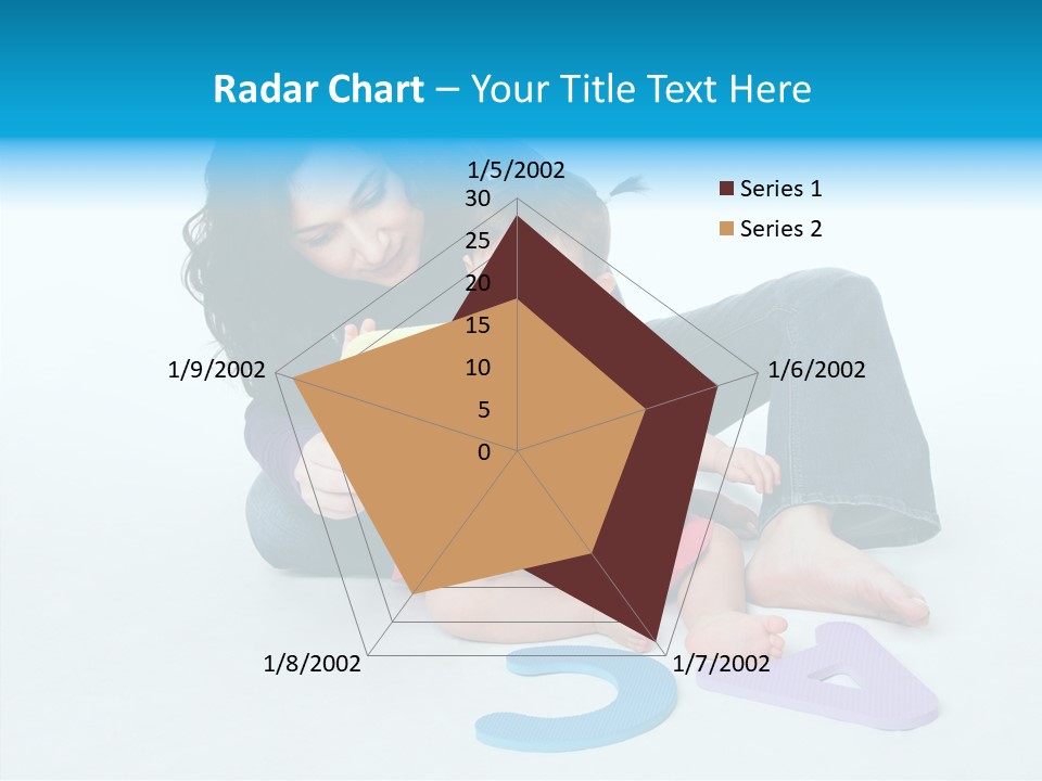 Mother Female Sit PowerPoint Template