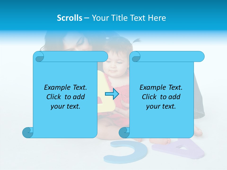 Mother Female Sit PowerPoint Template