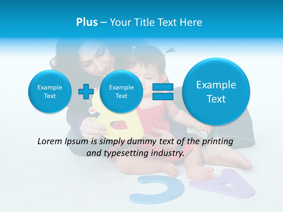 Mother Female Sit PowerPoint Template