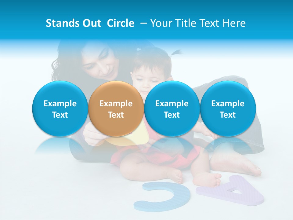 Mother Female Sit PowerPoint Template