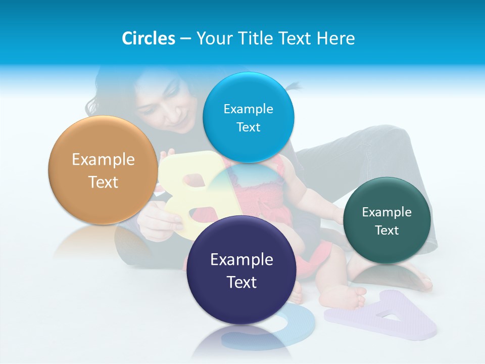 Mother Female Sit PowerPoint Template