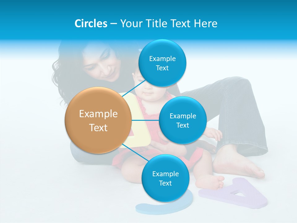 Mother Female Sit PowerPoint Template