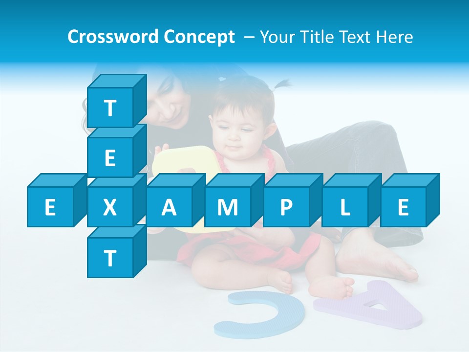 Mother Female Sit PowerPoint Template