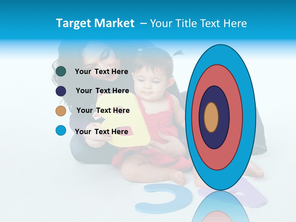 Mother Female Sit PowerPoint Template