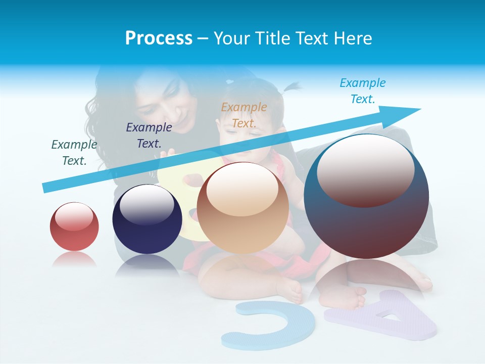 Mother Female Sit PowerPoint Template