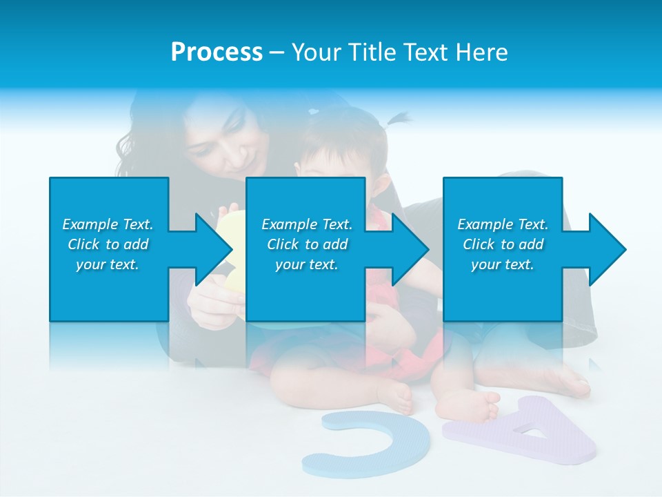 Mother Female Sit PowerPoint Template