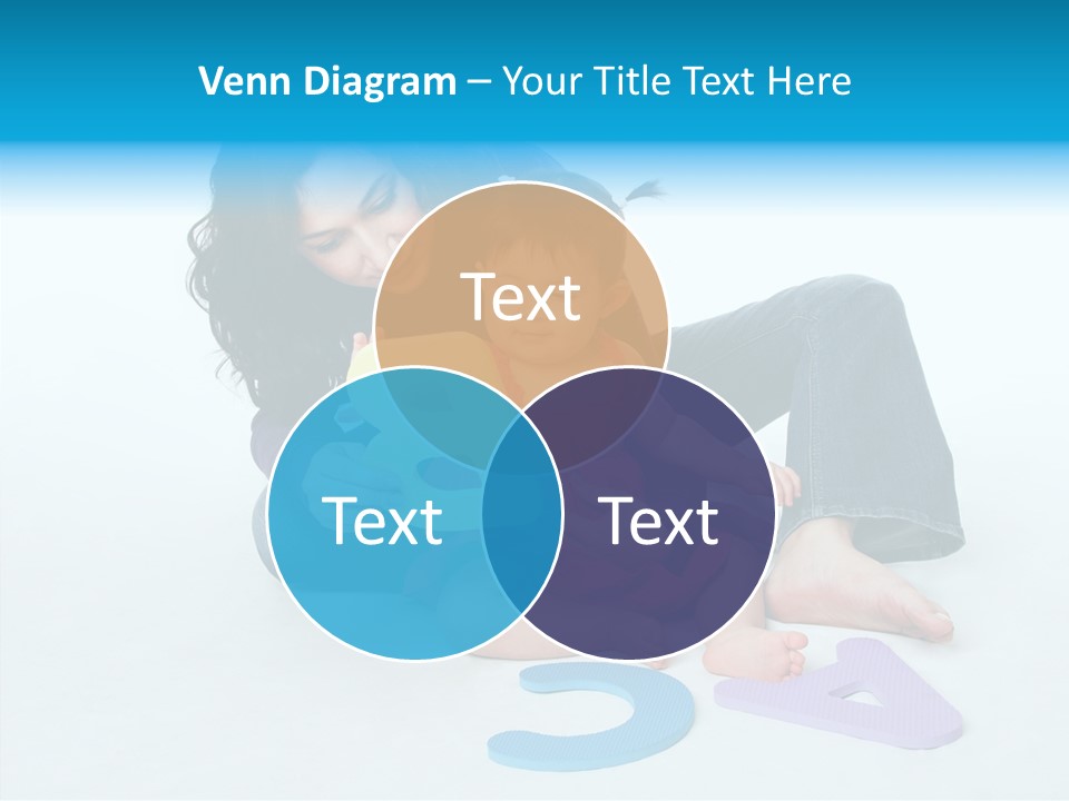 Mother Female Sit PowerPoint Template