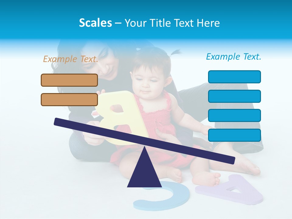 Mother Female Sit PowerPoint Template
