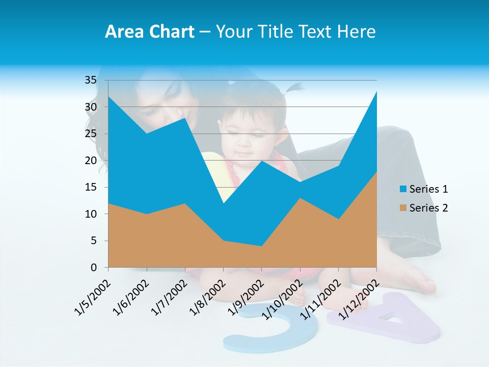 Mother Female Sit PowerPoint Template