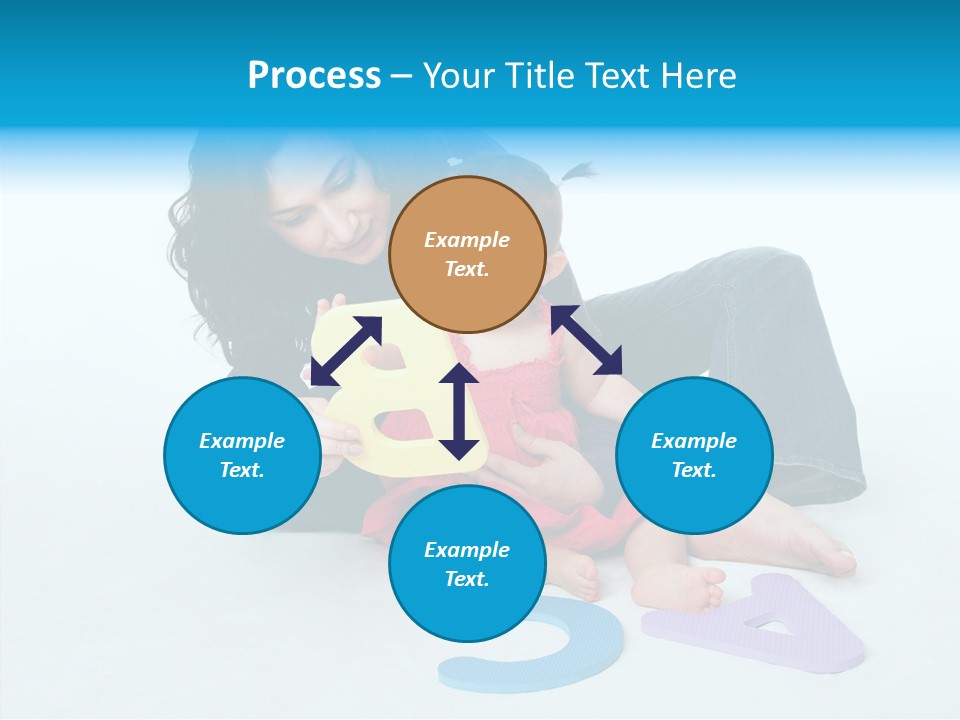 Mother Female Sit PowerPoint Template