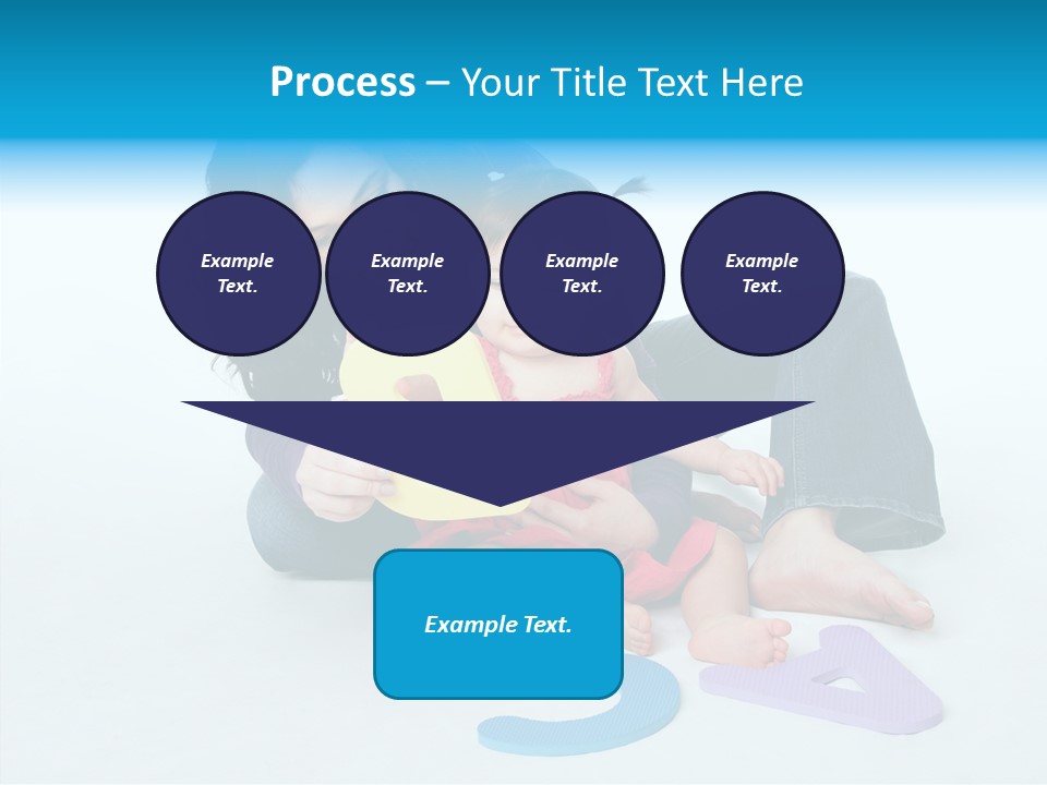Mother Female Sit PowerPoint Template
