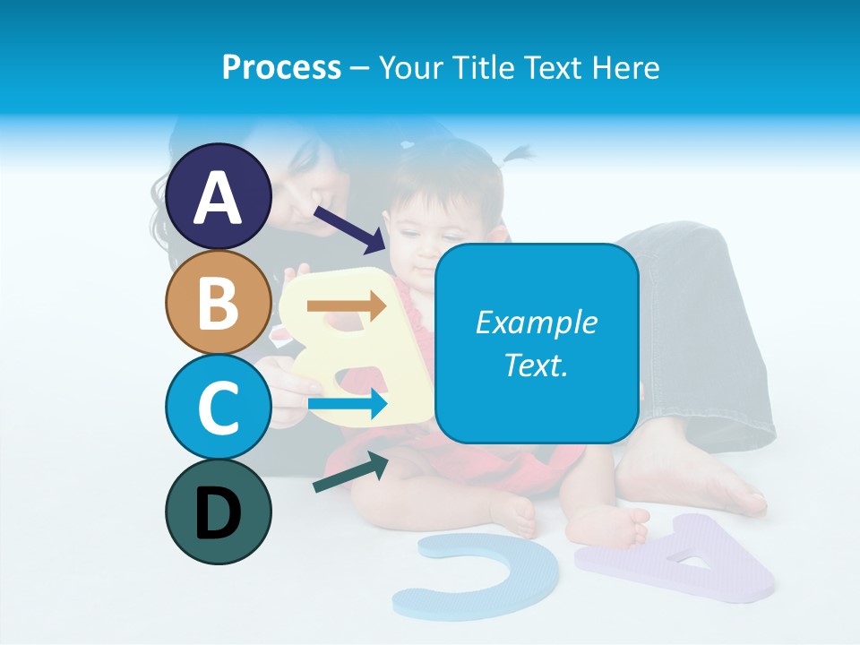 Mother Female Sit PowerPoint Template