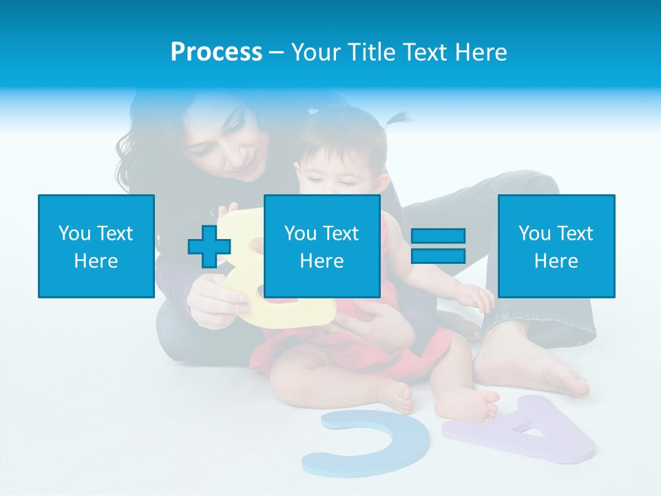 Mother Female Sit PowerPoint Template