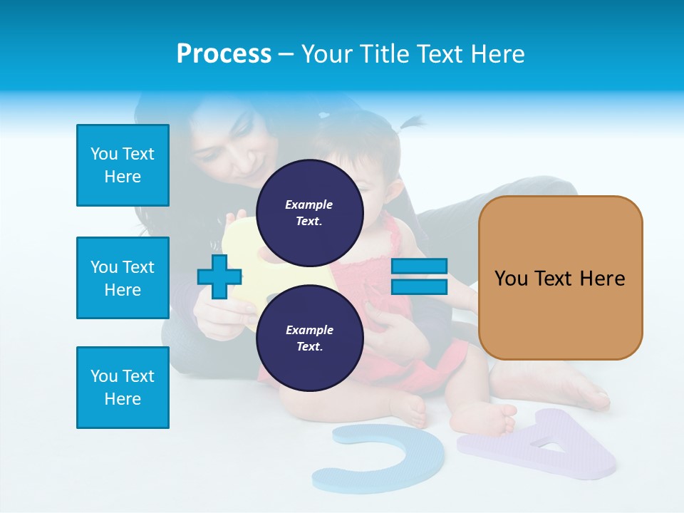 Mother Female Sit PowerPoint Template