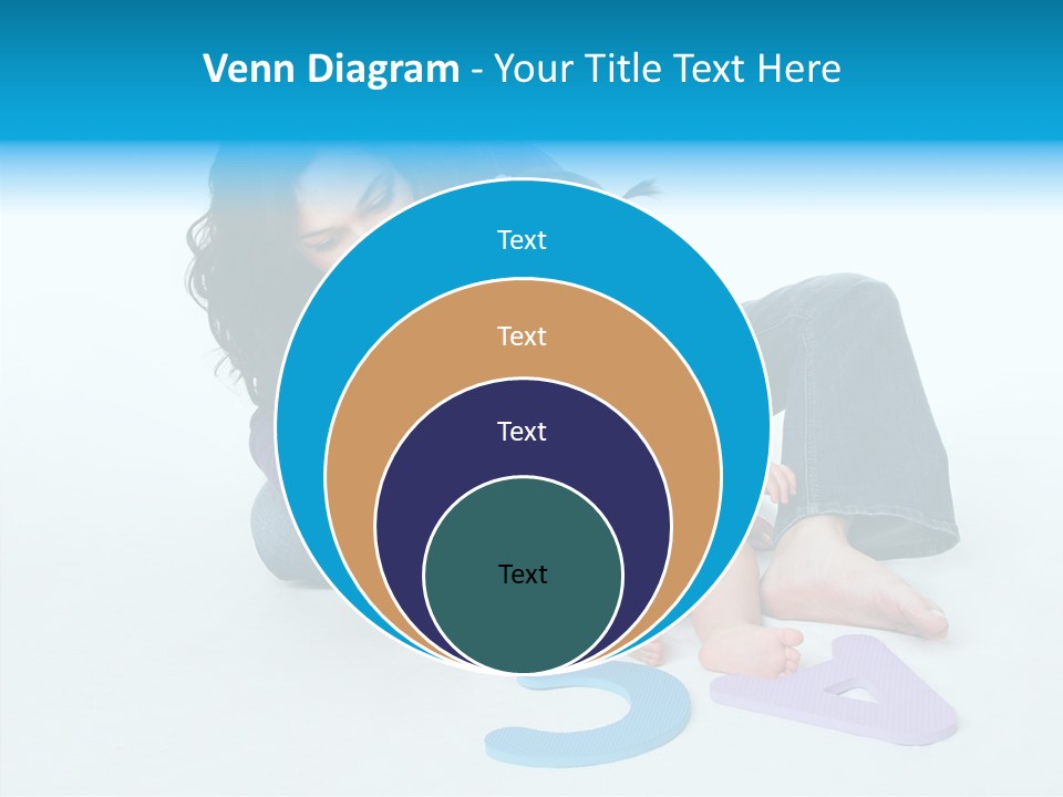 Mother Female Sit PowerPoint Template