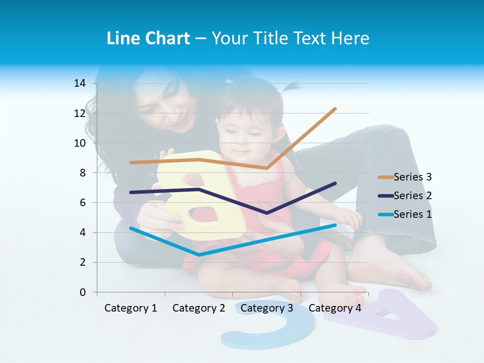 Mother Female Sit PowerPoint Template