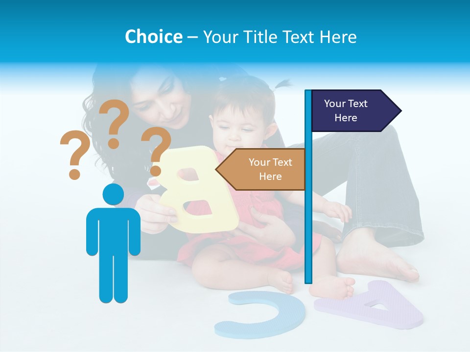 Mother Female Sit PowerPoint Template