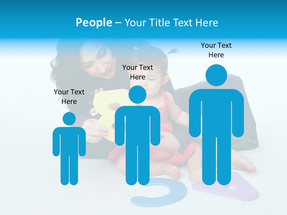 Mother Female Sit PowerPoint Template