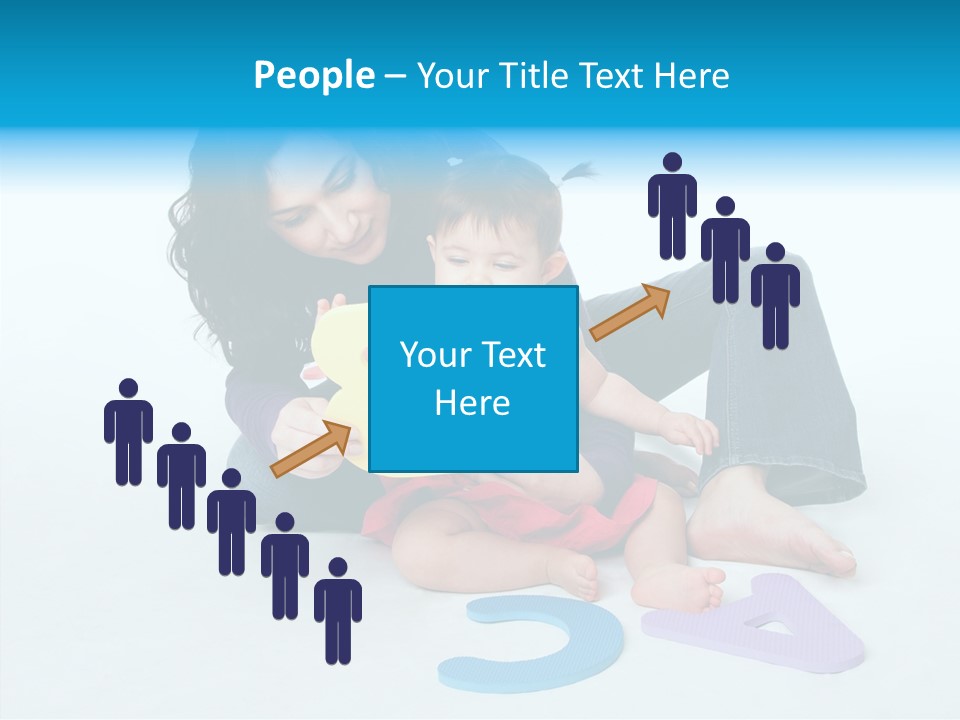 Mother Female Sit PowerPoint Template