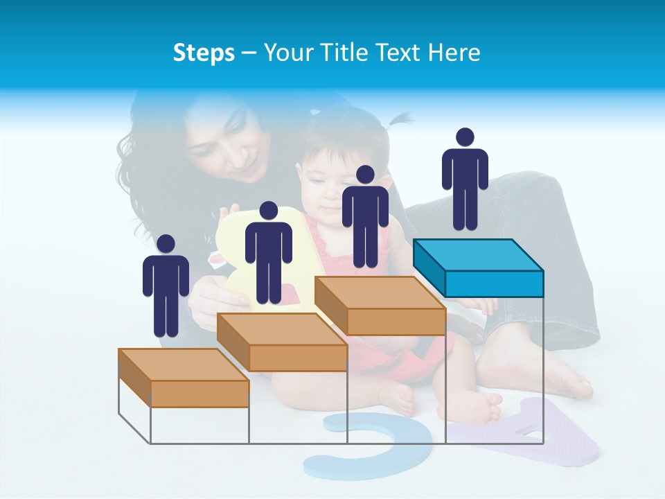 Mother Female Sit PowerPoint Template