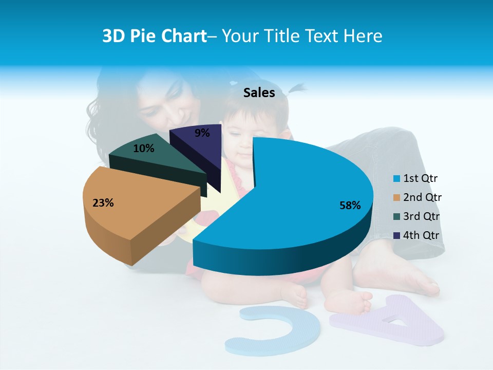 Mother Female Sit PowerPoint Template