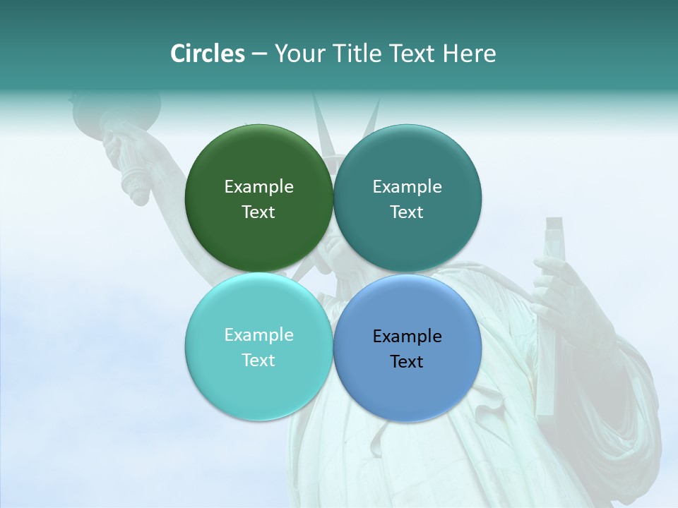 York Famous Torch PowerPoint Template