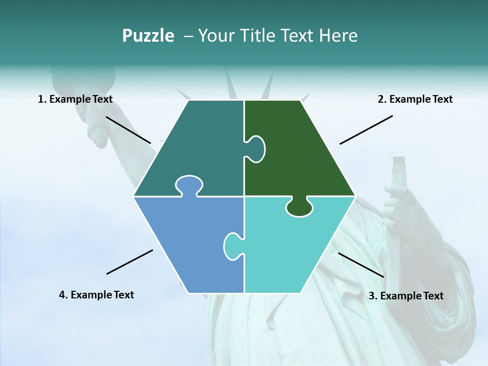 York Famous Torch PowerPoint Template