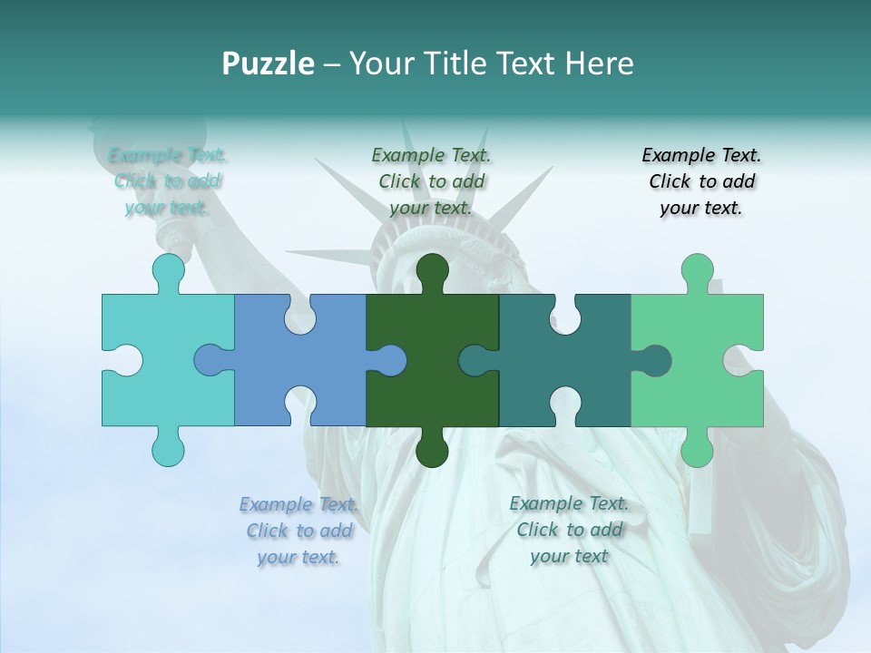 York Famous Torch PowerPoint Template