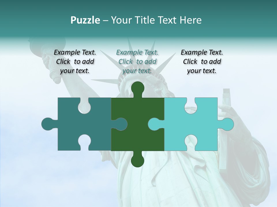 York Famous Torch PowerPoint Template