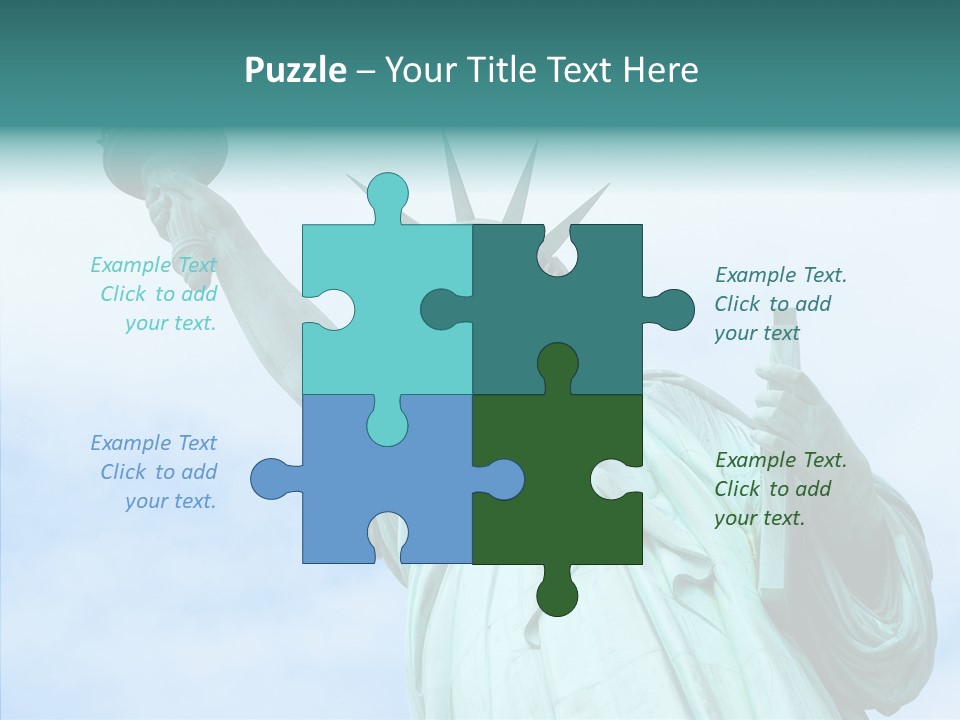 York Famous Torch PowerPoint Template