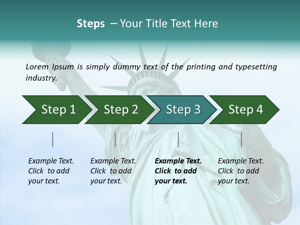 York Famous Torch PowerPoint Template