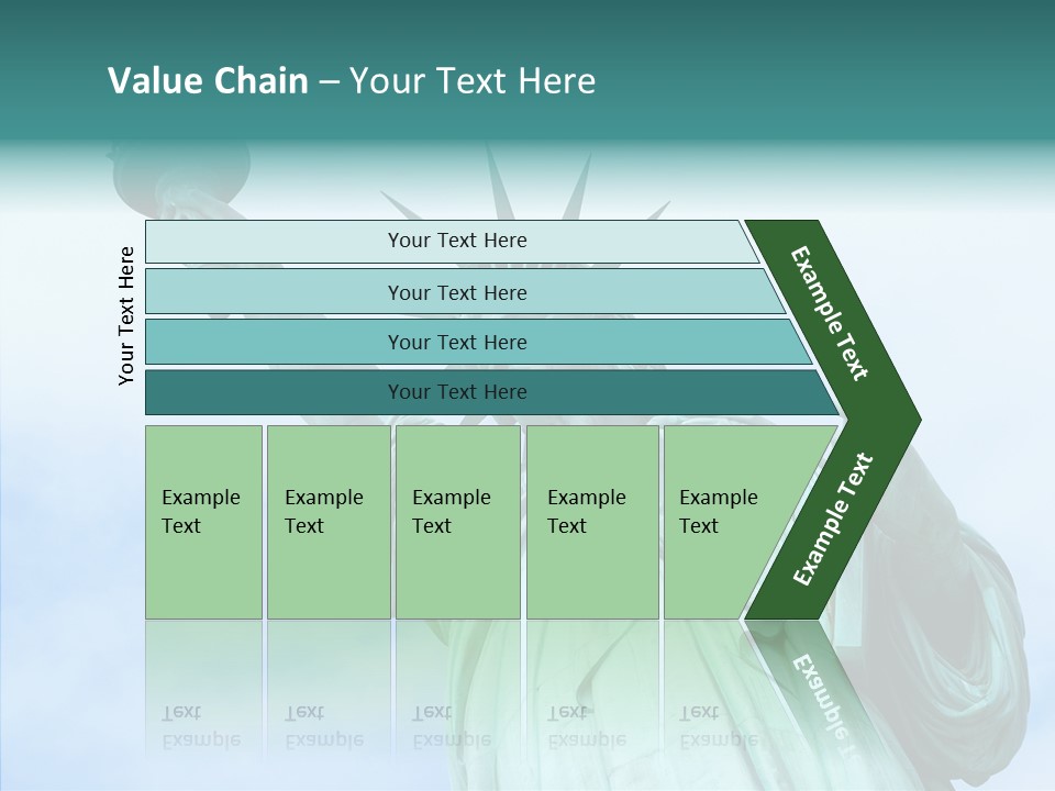 York Famous Torch PowerPoint Template