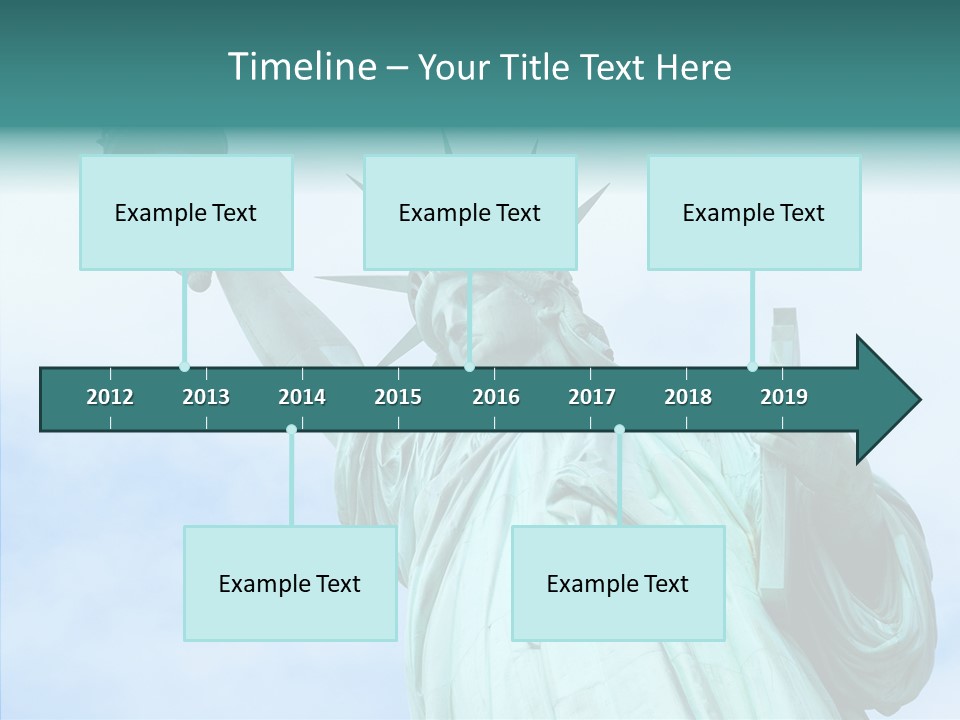 York Famous Torch PowerPoint Template
