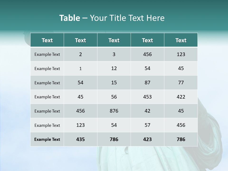 York Famous Torch PowerPoint Template