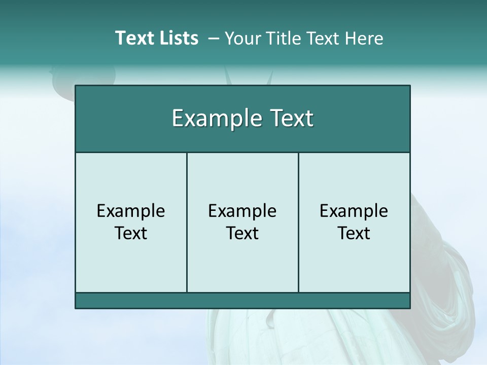 York Famous Torch PowerPoint Template