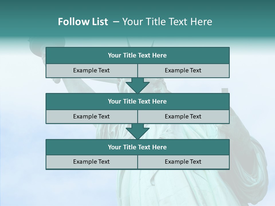 York Famous Torch PowerPoint Template