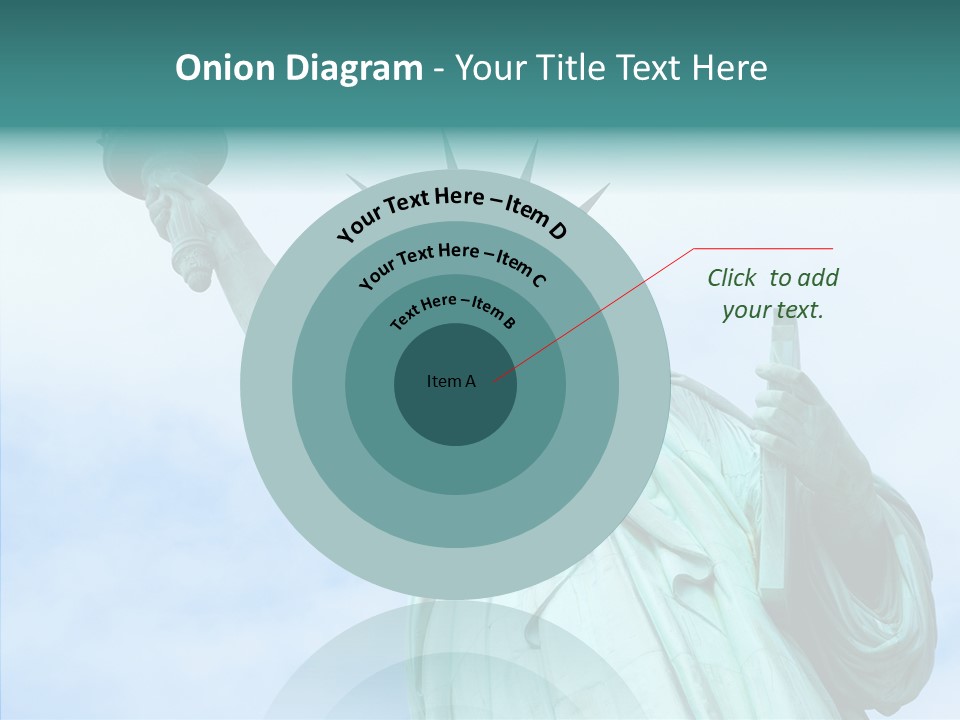 York Famous Torch PowerPoint Template