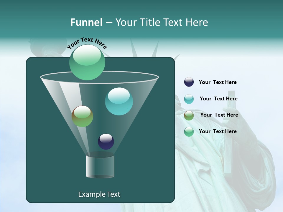 York Famous Torch PowerPoint Template