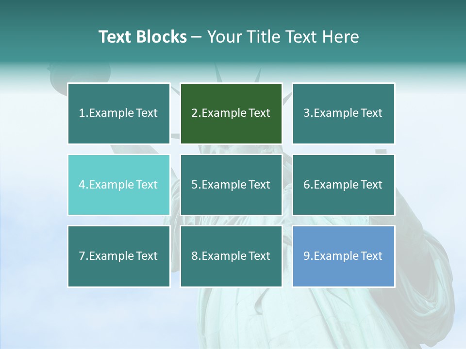 York Famous Torch PowerPoint Template