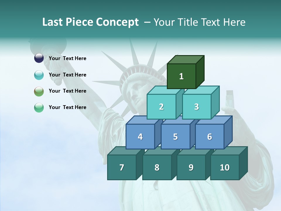 York Famous Torch PowerPoint Template