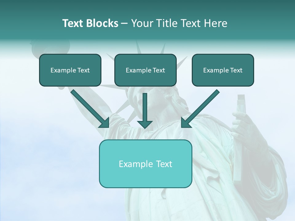York Famous Torch PowerPoint Template