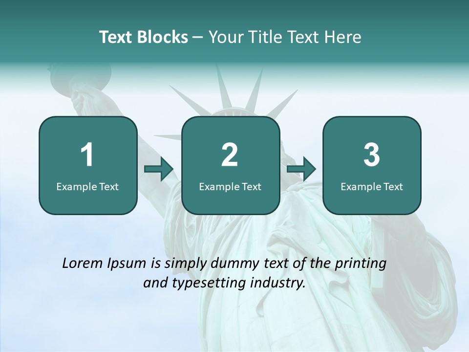 York Famous Torch PowerPoint Template