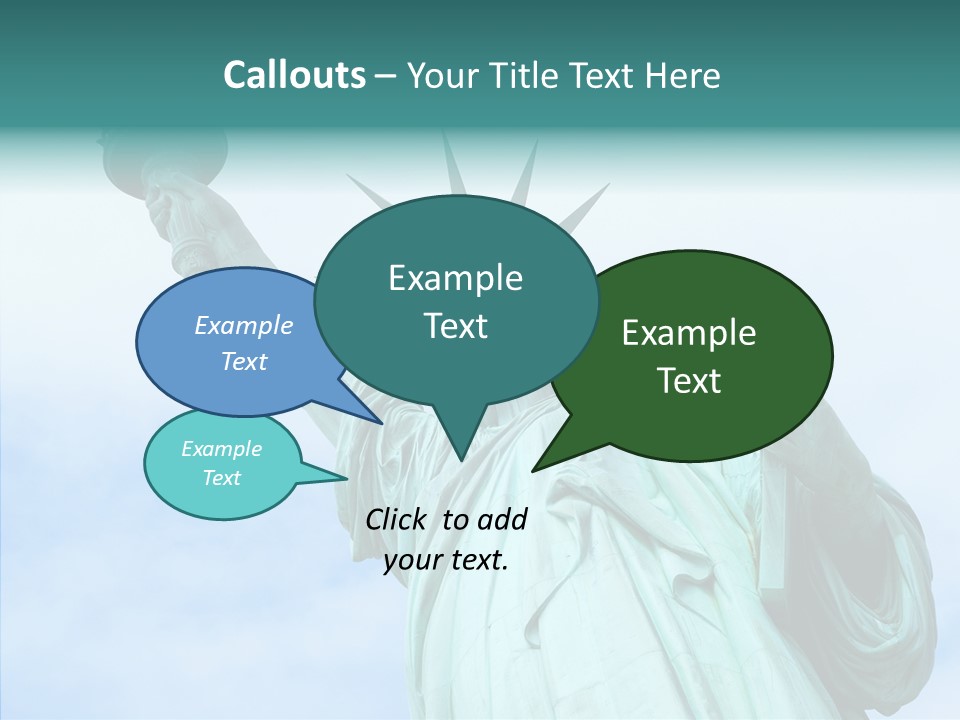 York Famous Torch PowerPoint Template