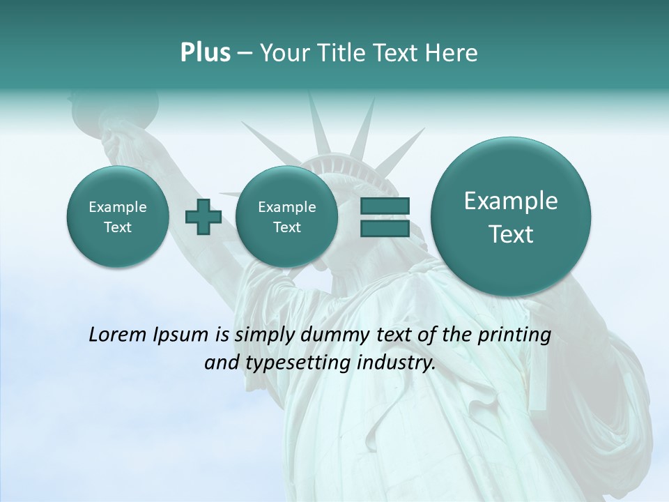 York Famous Torch PowerPoint Template