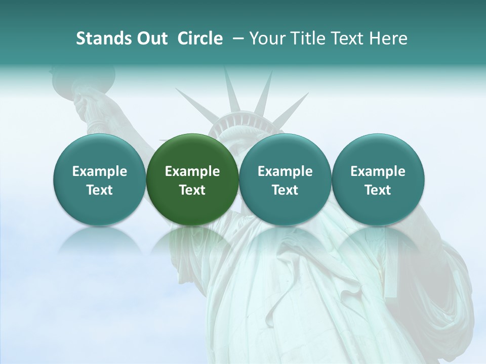 York Famous Torch PowerPoint Template