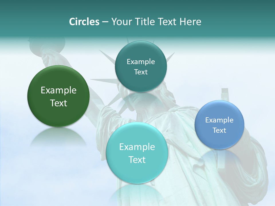 York Famous Torch PowerPoint Template