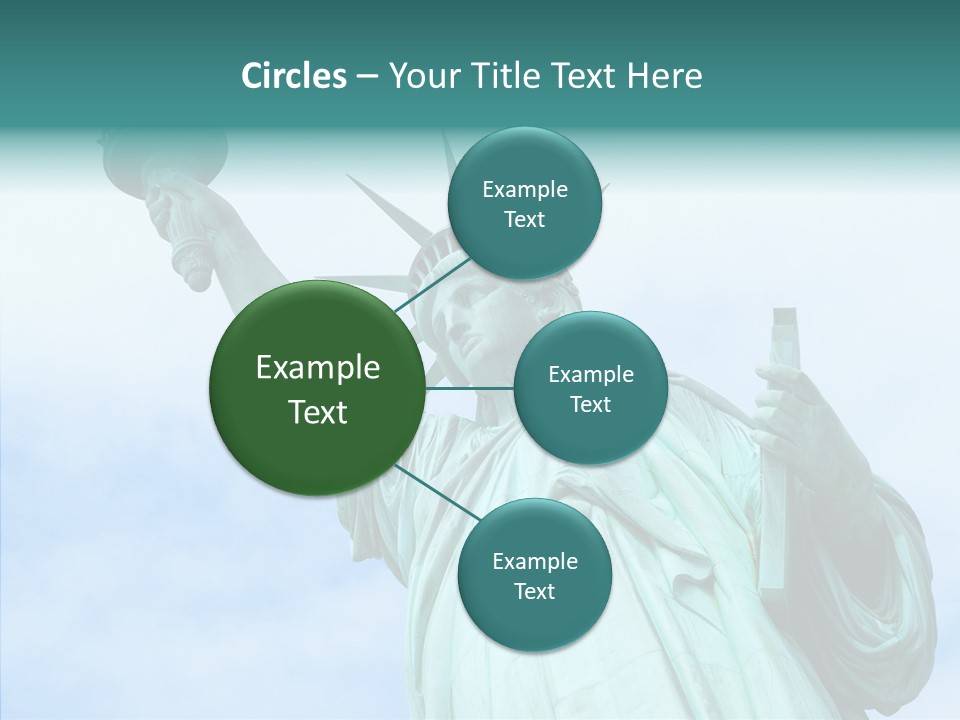 York Famous Torch PowerPoint Template